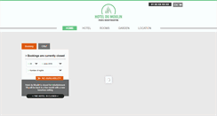 Desktop Screenshot of hotelmoulin.com